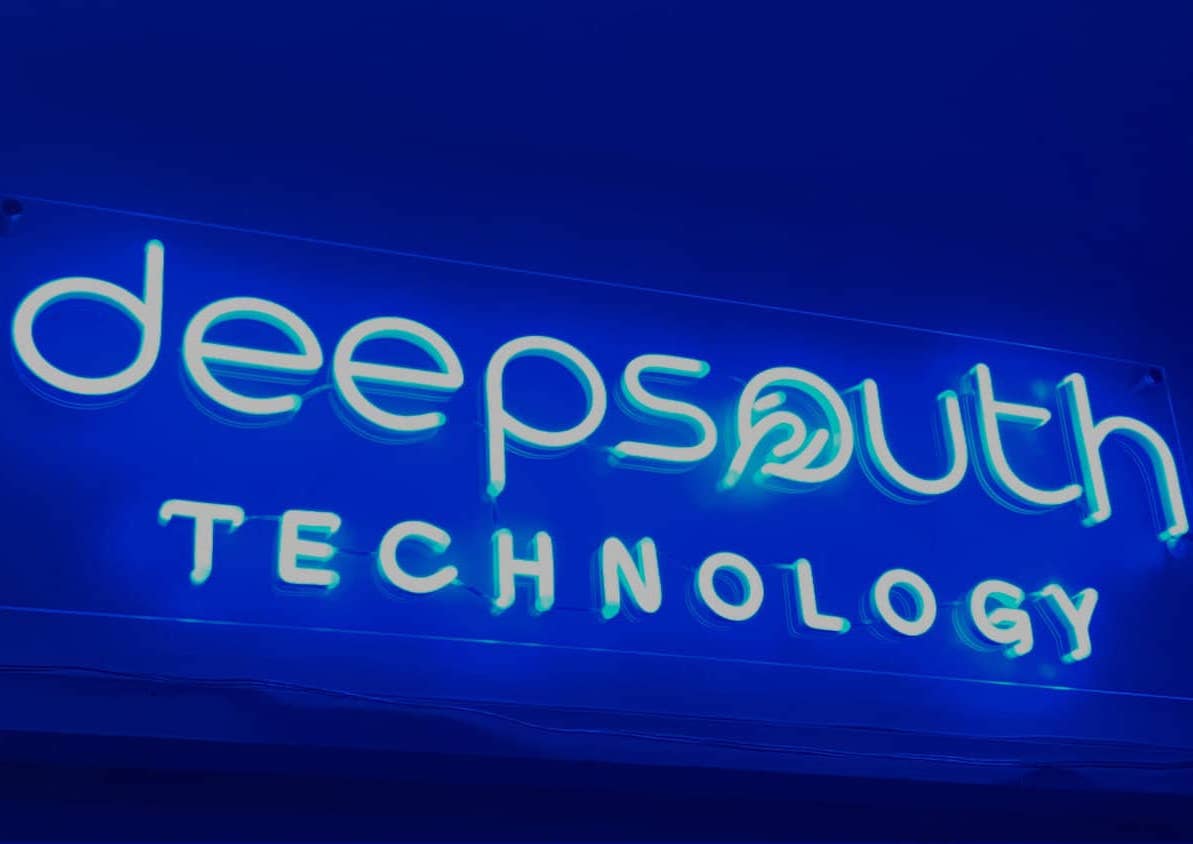 deepsouth technology neon sign